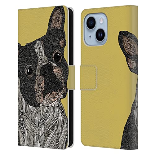 Coque iPhone 14 Plus Valentina French Bulldog étui portefeuille cuir pour vos sorties
