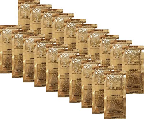 Mre Jams, Jellies, Peanut Butters And More / 20 (Twenty) Packets (Grape Jelly) #TOP1