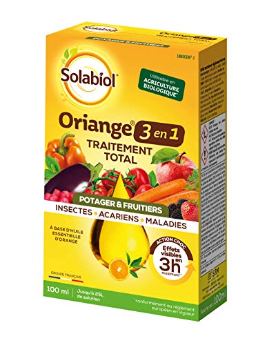 SOLABIOL Oriange Traitement Total 3 en 1 protège vos arbres fruitiers et légumes du potager
