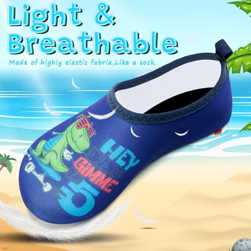 Image of VIFUUR Kids Water Shoes Girls Boys Quick Dry Aqua Socks for Beach Swim Outdoor Sports