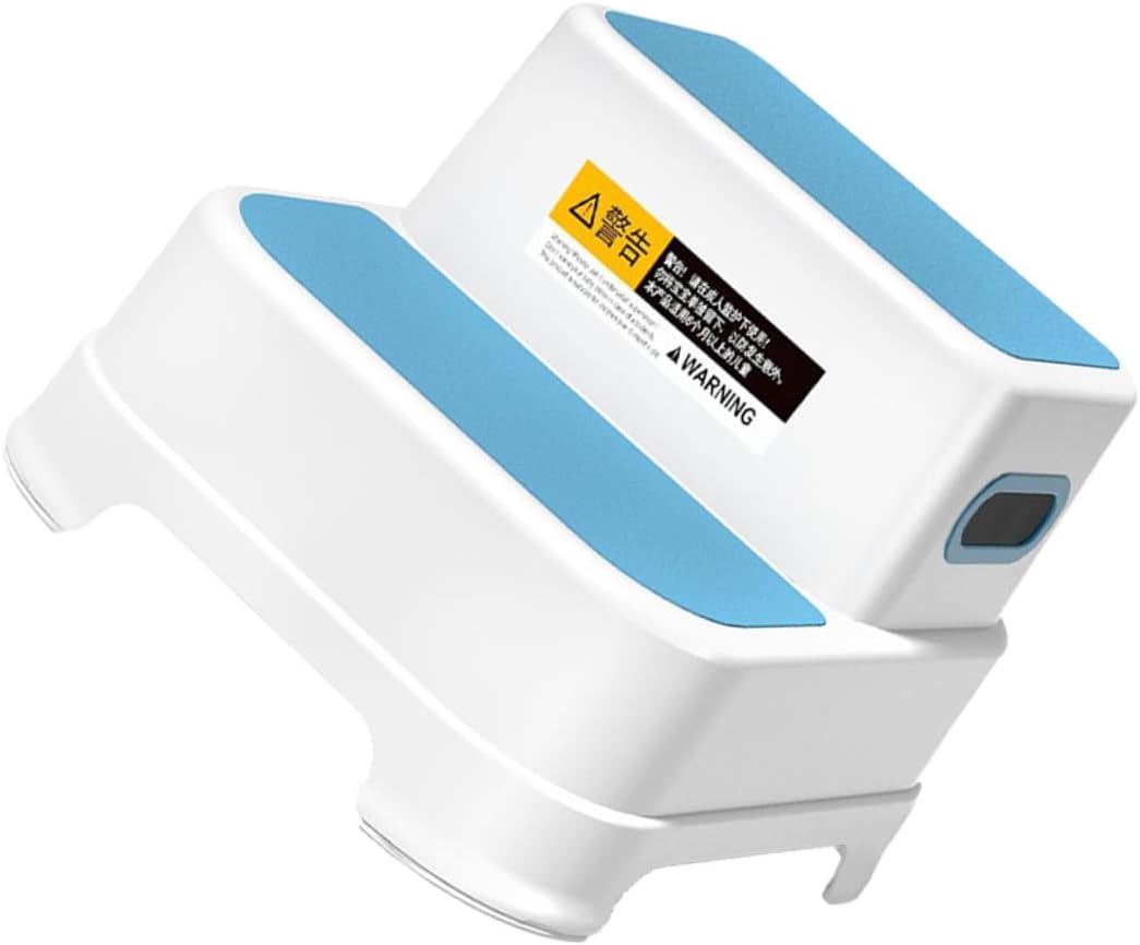 Non-Slip Step Stool for Bathroom and Playroom Peacock Blue Foot Stool with Anti-Skid Surface Lightweight for Washing Hands and Toilet Training