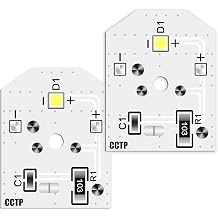 WR55X11132 LED Refrigerator Light Bulb for GE Fridge Light Bulb Replacement 3033142 PS4704284 WR55X25754 WR55X26486 2 Pack