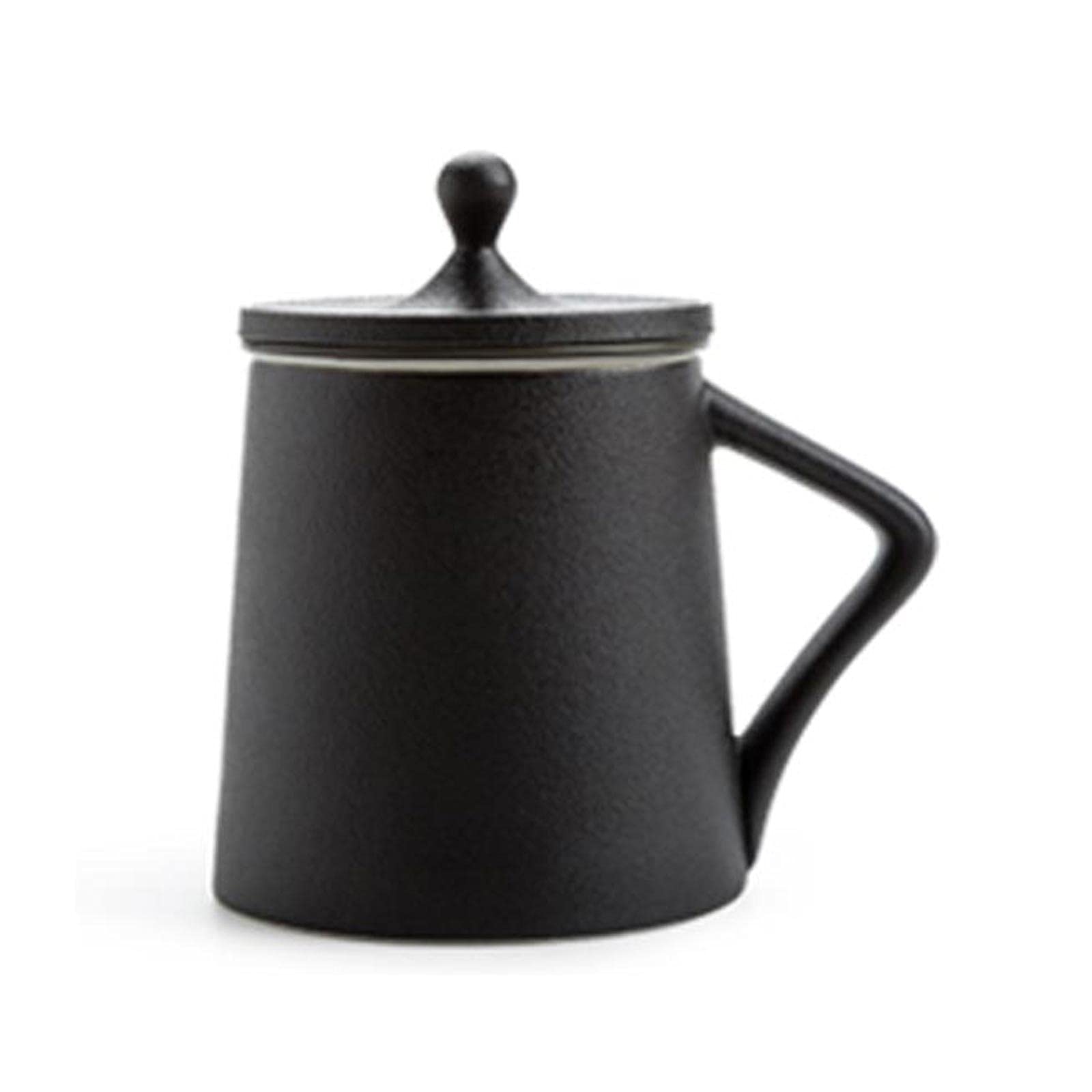 Tasse Tasse Keramikfilter Büro Teetasse Langlebiger Griff Paar Tasse 383 ml Drei Farben erhältlich Kaffeetasse (Farbe: Gold)