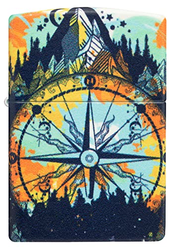 Zippo Compass Mountain Design encendedor de bolsillo miniatura 3
