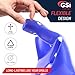 GSi Agility Training Wind-Resistant Cones/S-Slit Design, 12 Cones in 2 Colors /9 Inch Height/Cones for Training, Sports Drills & Field Marking