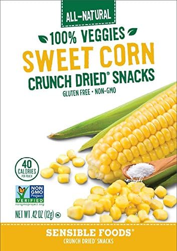 Sensible Foods Fruit Snacks, Sweet Corn, 48 Count (Pack of 48)