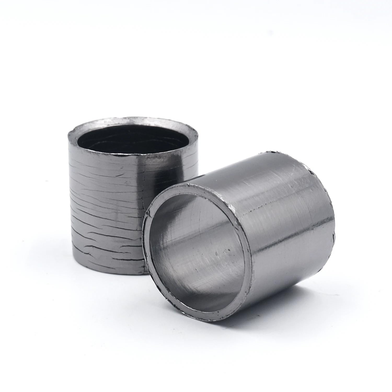 32mm ID 37mm OD Motorcycle Exhaust Muffler Pipe Gasket Graphite Seal Ring Silencer Connector fits for Dirt Pit Motocross Sports Accessories 2PCS