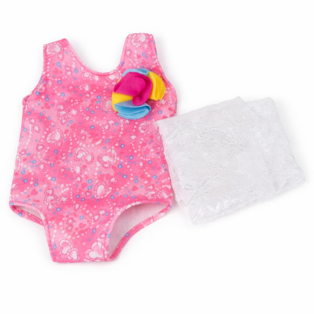 18 Inch Doll Clothes Swimsuit, Korean Style Beach Underwear, Golden Mesh, Fine Brand-image-23