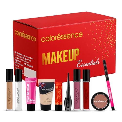 Coloressence Makeup Kit Set for Women with 10 Premium Products | Makeup Essentials for Women Kit | Face Makeup Kit Set | Gift Set for Woman