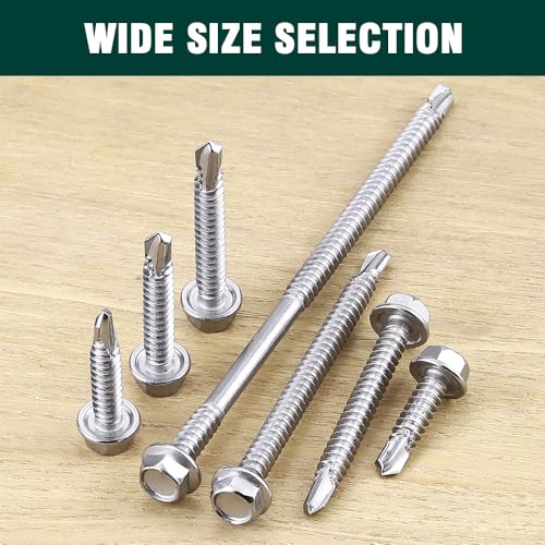 Vis autoperceuses de 8,9 cm EASTLO pour l'assemblage de structures métalliques - 7