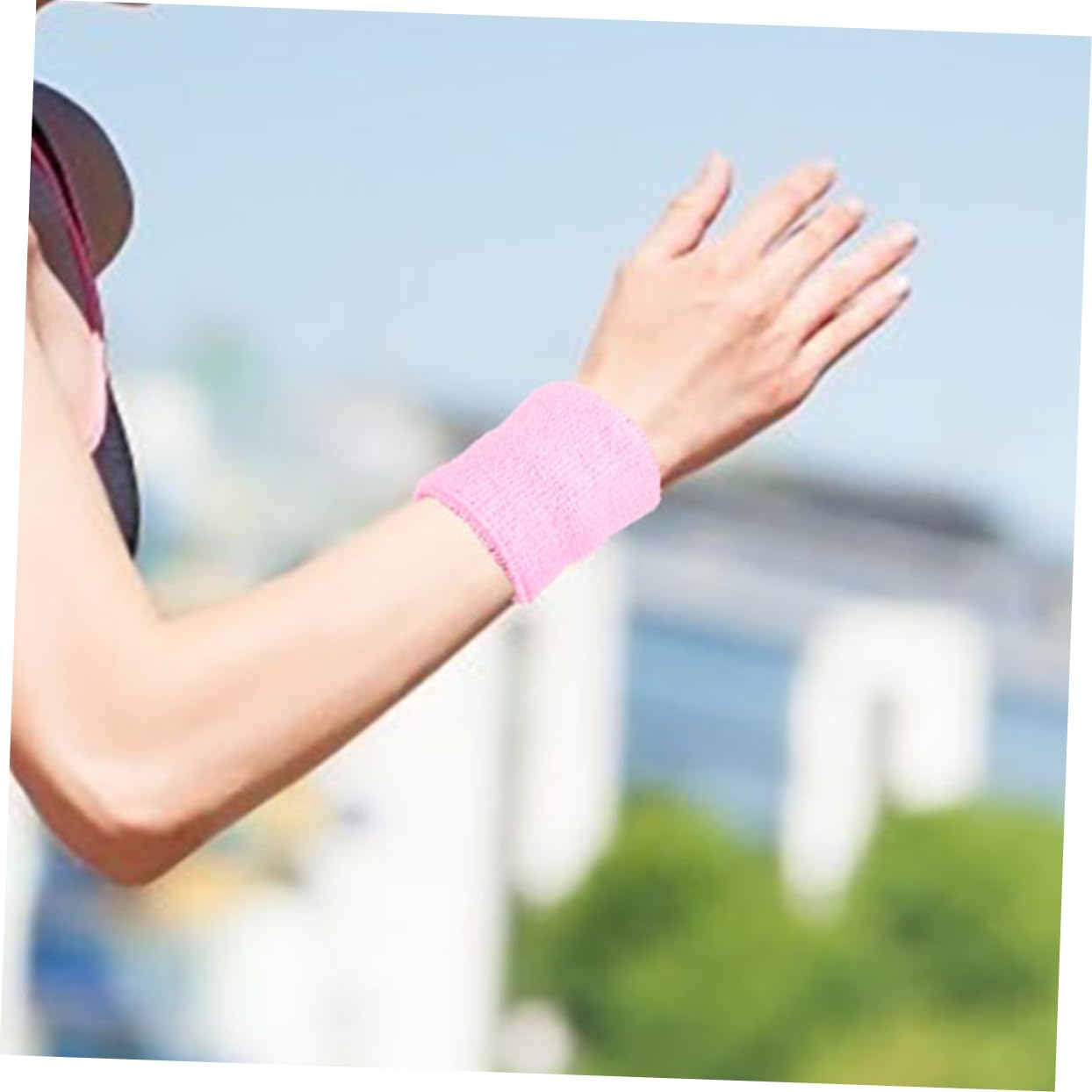 BESPORTBLE Braccialetto Per Bambini Bracciale Sportivo Da Polso Tutore Per Il Polso Per L'allenamento Braccialetti Da Basket Elastico Da Polso Braccialetto Sportivo Seta Di Lattice