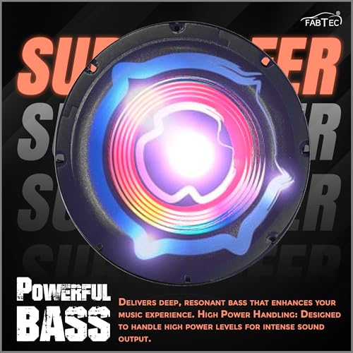 FABTEC 8" 150W RMS Subwoofer - Image 5