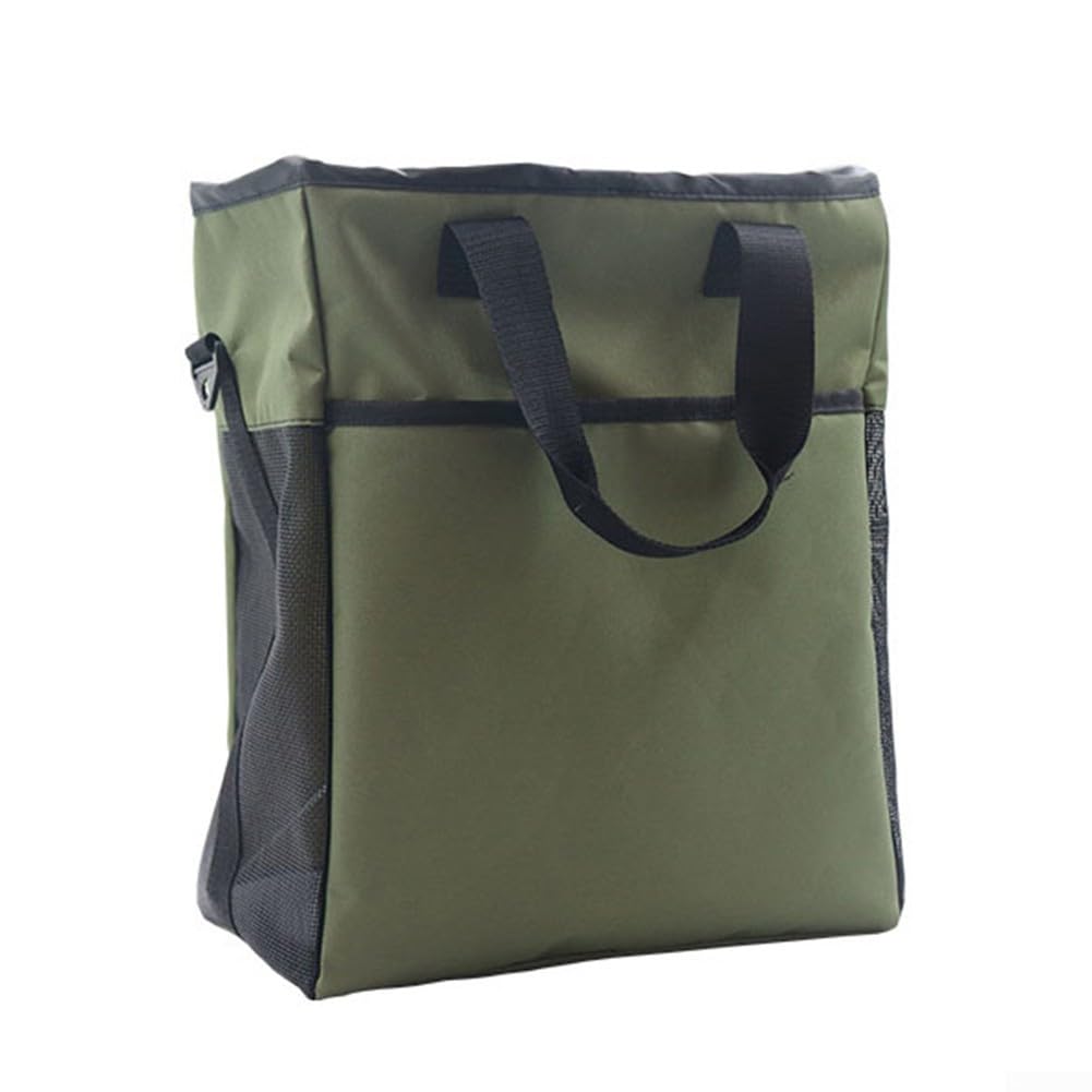 Große Kapazität Angeln Wathose für Jagdstiefel Aufbewahrung mit verstellbarem Schultergurt, wasserdichtes Oxford-Gewebe Tackle Tasche mit atmungsaktivem Mesh