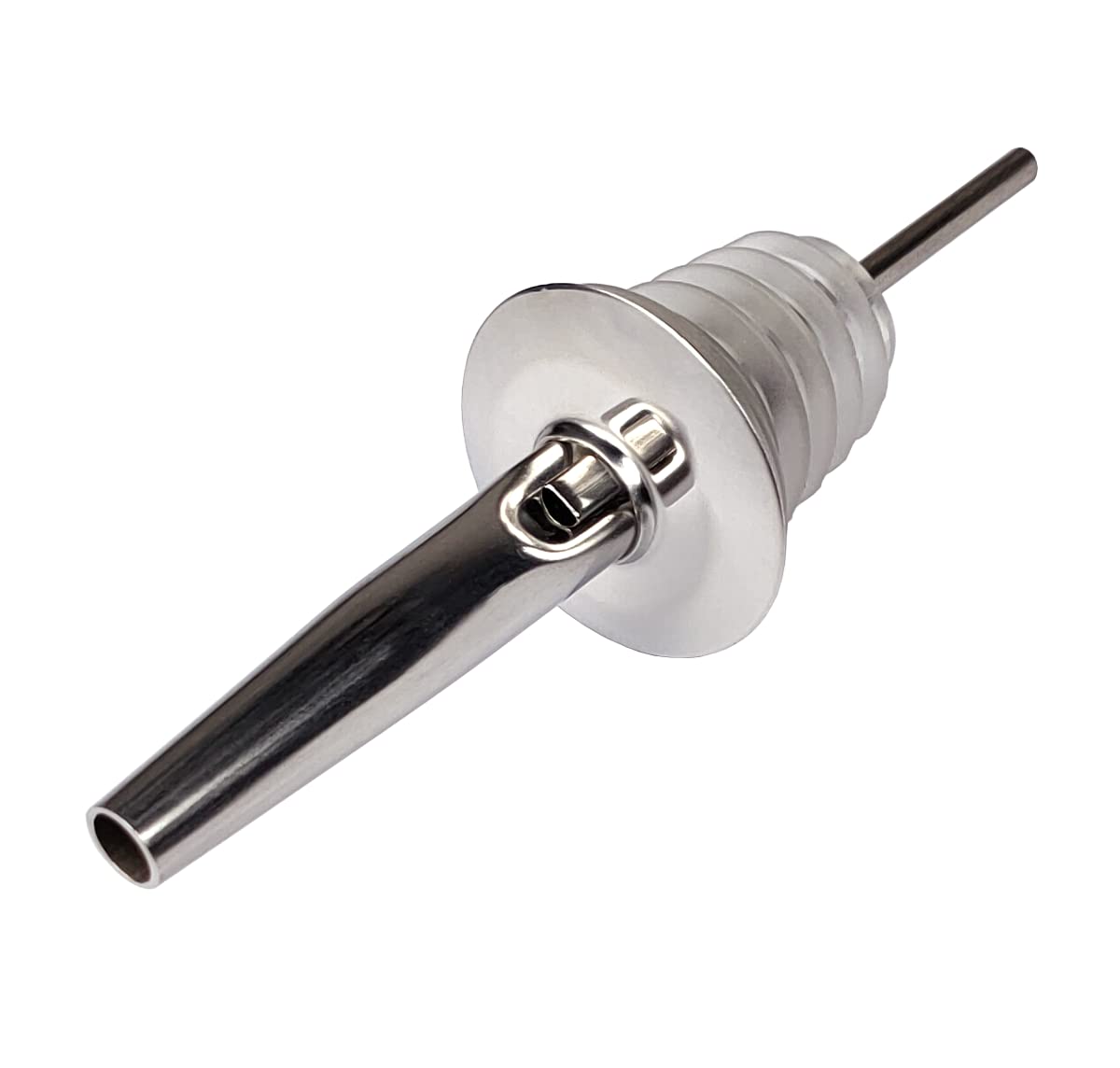 World Trade Metal Professional Bartender Bottle Pourer Stopper Stainless Steel Tapered Spout for Liquor Wine Oil Cocktail Juice Vinegar - Image 3
