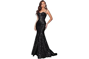 Mermaid Sequin Prom Dress: Captivating Elegance for an Unforgettable Night