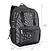 Heavy Duty Mesh Backpack, See Through College Backpack with Padded Shoulder Straps for Swimming, Outdoor Sports