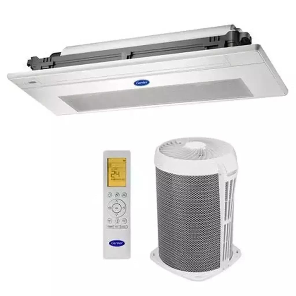Ar-Condicionado Split Cassete Inverter 1 Via Carrier 18.000 BTUs R-32 Só Frio 220V Monofásico