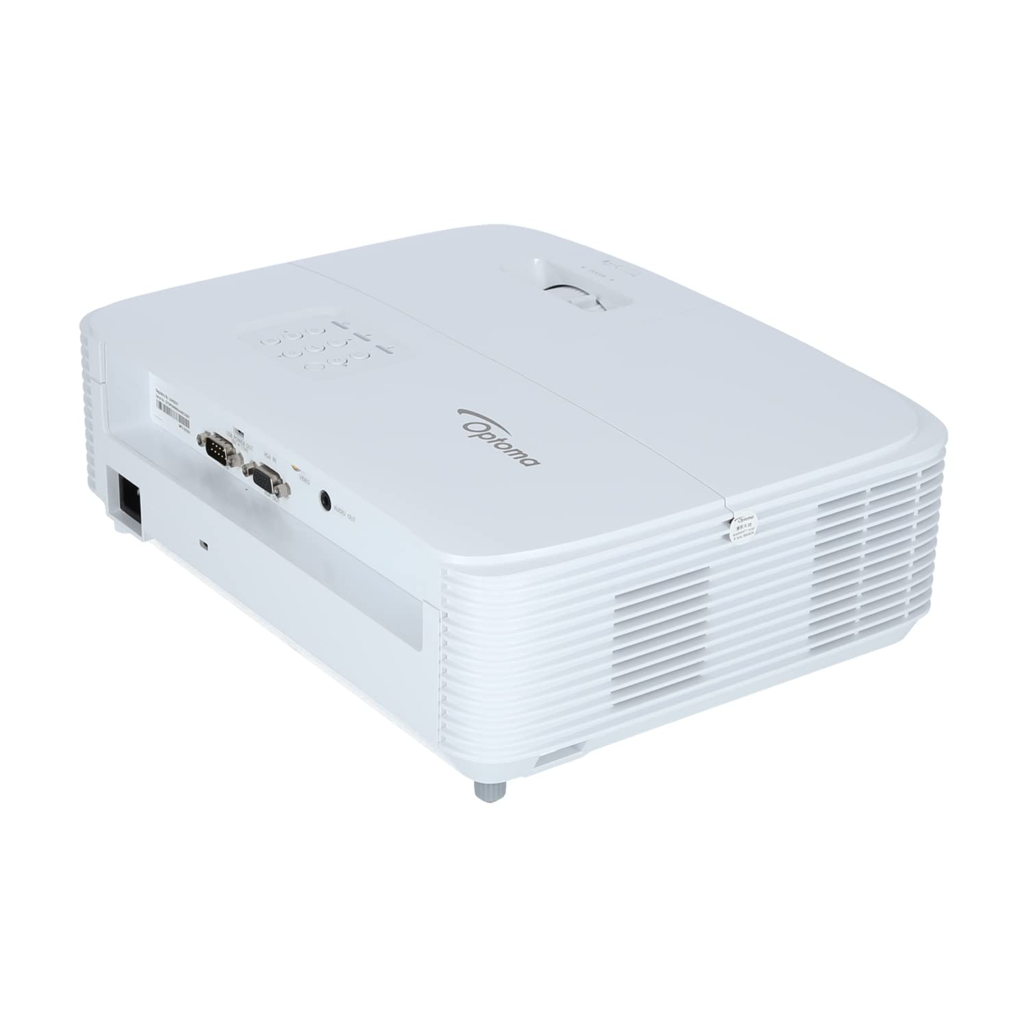 Optoma H117ST vidéo-projecteur Projecteur à focale Standard 3800 ANSI lumens DLP WXGA (1280x800) Compatibilité 3D Blanc