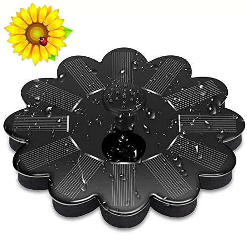 Solar Fountain Pump, Free Standing Floating Solar Pump Bird Bath Fountain for Bird Bath,Garden Fountain Small Pond and Water Circulation Solar Pond Pump