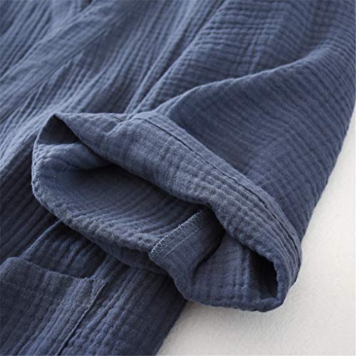 Shanghai Story Japanese Style Two-Piece Suit Cotton Bathrobe Pajamas Kimono Bathrobes Sleepwear for Couple4