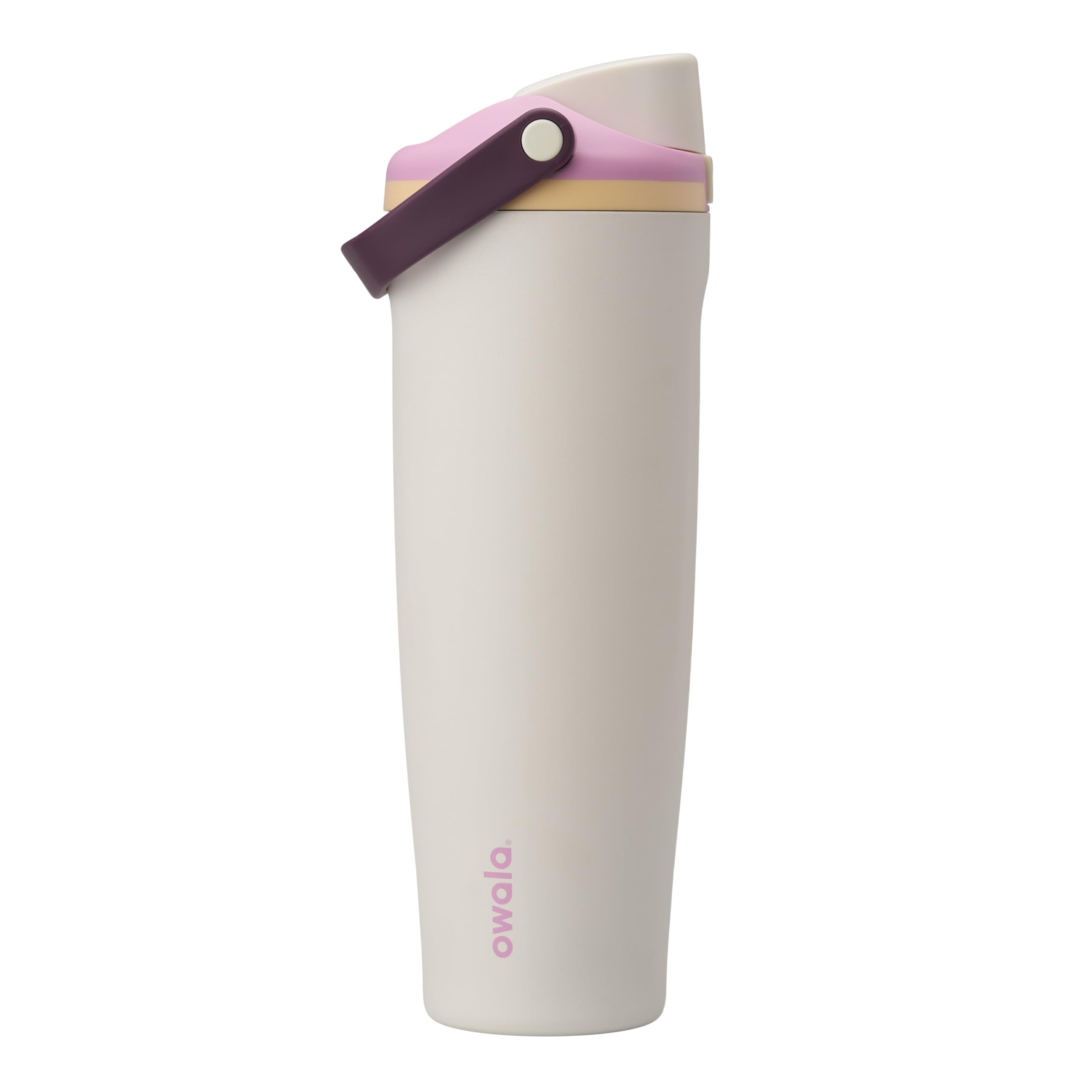 Owala FreeSip Sway Insulated Stainless Steel Water Bottle with Two-Way Spout, Built-In Straw and Bucket Handle, Made for Travel, School, and Sports, 40oz, BPA Free, Leak Proof, Daybreak