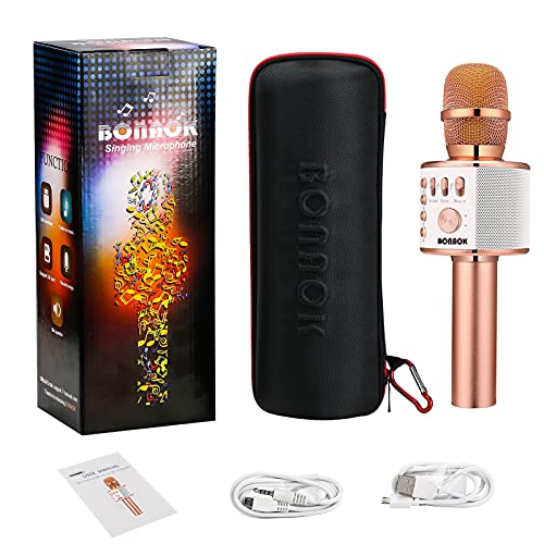 Bonaok Q37 & Q78 Karaoke Microphone Portable Karaoke Machine For Kids And Adults #TOP1