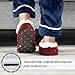Gredecor Kids Toddler House Slippers Glittering Red Spark Winter Home House Warm Fur Indoor Slipper for Boys Girls, 12-13.5