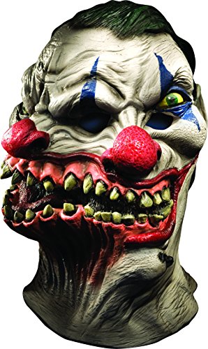 Rubie's Adult Overhead Latex Mask, Siamese Clown, Multicolor (68261)