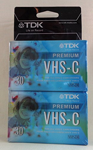 Tdk - Vhs-C High Grade Hg Ultimate Camcorder Blank Media Video Cassette Tape X2 #TOP22