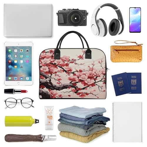 Maletín Floral Japonés para Laptop Ligero y Casual miniatura 5