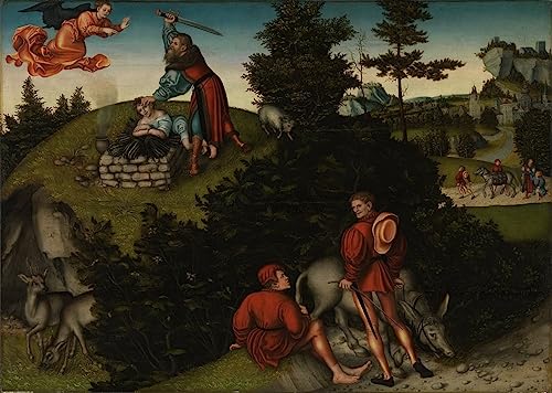 Poster sur toile Cranach pour habiller un grand mur vide de salon avec une peinture 60x90
