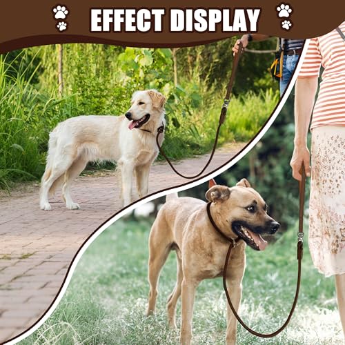 Coleira de treinamento Qianruida durável para cães, forte e ajustável, ideal para treinamento, camin