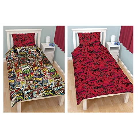 Marvel Avengers Reversible Duvet Cover Set Cover
