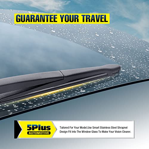 Image of 16 inch Rear Windshield Wiper Blade Replacement for Ford Expedition 2015 2014 2013 2012 2011 2010 2009 /Lincoln Navigator 2015-2009, Premium All-Season Rear Wiper Blades For My Car (16J)