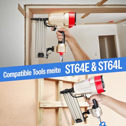 meite 14 Gauge Concrete T Nails for Pneumatic Concrete Nailer Gun - 1-1/4" Length Galvanized Finish Nails (400 PCS/Box) - Image 5