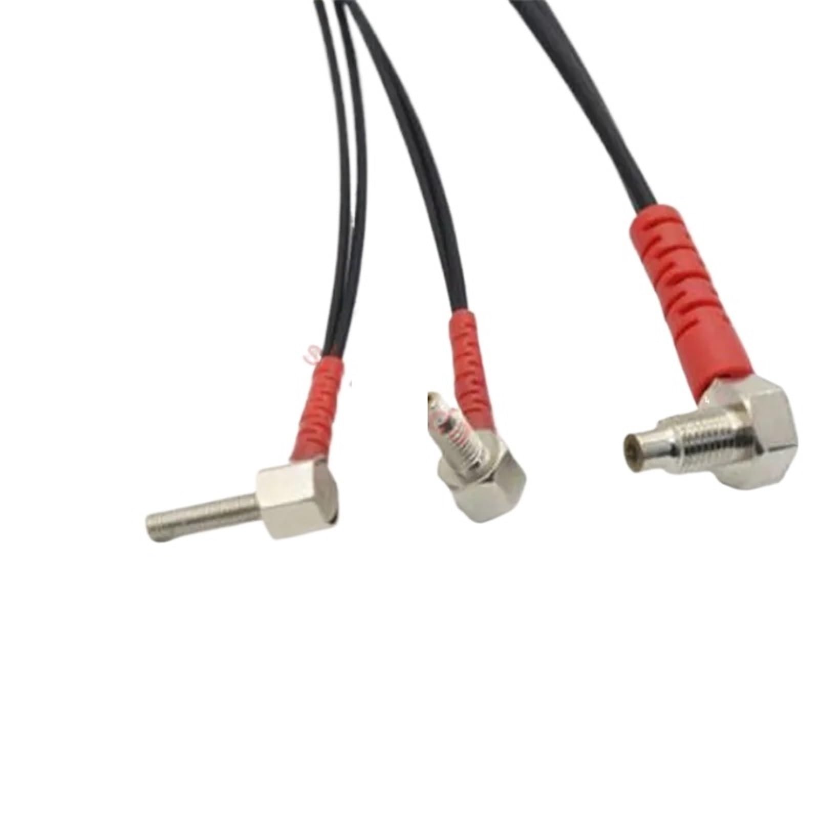 Lot de 2 câbles coaxiaux multicœurs à Fibre Optique réfléchissante Diffuse M3M4M6, coude à 90 degrés, Type L, Angle Droit, amplificateur de Fibre Optique(HRC610-TZ M6 1M)
