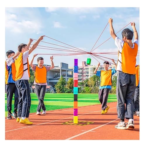 IBOWZ Field Day Team Tower Game für Schulen, Büros, Gemeindezentren, ABS-Block-Stapelspiel, Gruppenaktivitäten im Freien