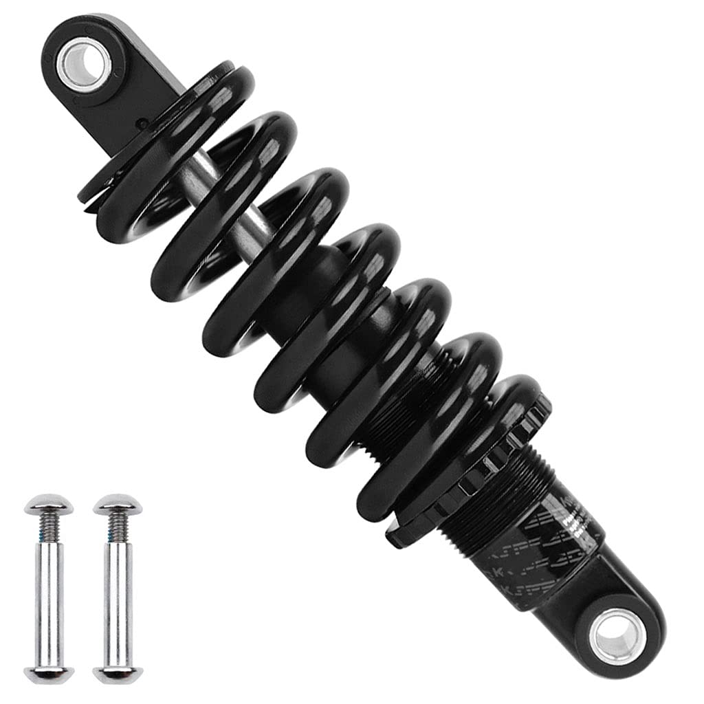 ZXGSXIOU Mountain Bike Rear Shock Absorber 125mm 150mm 165mm 190mm for DH XC Soft Tail Electric Bikes MTB Scooter Wheel Chair Folding Bicycle