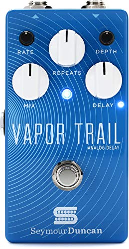Pédale delay Seymour Duncan Vapor Trail argentée pour guitare
