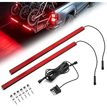 NINEO 15 Inch LED Brake Light Strip, Trailer RV Camper Tail Lights Driving Running Red Light Bar Strips Kit with Turn Signal, Compatible with Truck Pickup Minivans, 2 PCS