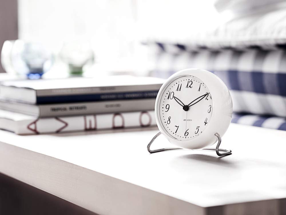 Amazon.com: Arne Jacobsen Table Clock LK with Alarm : Home & Kitchen 