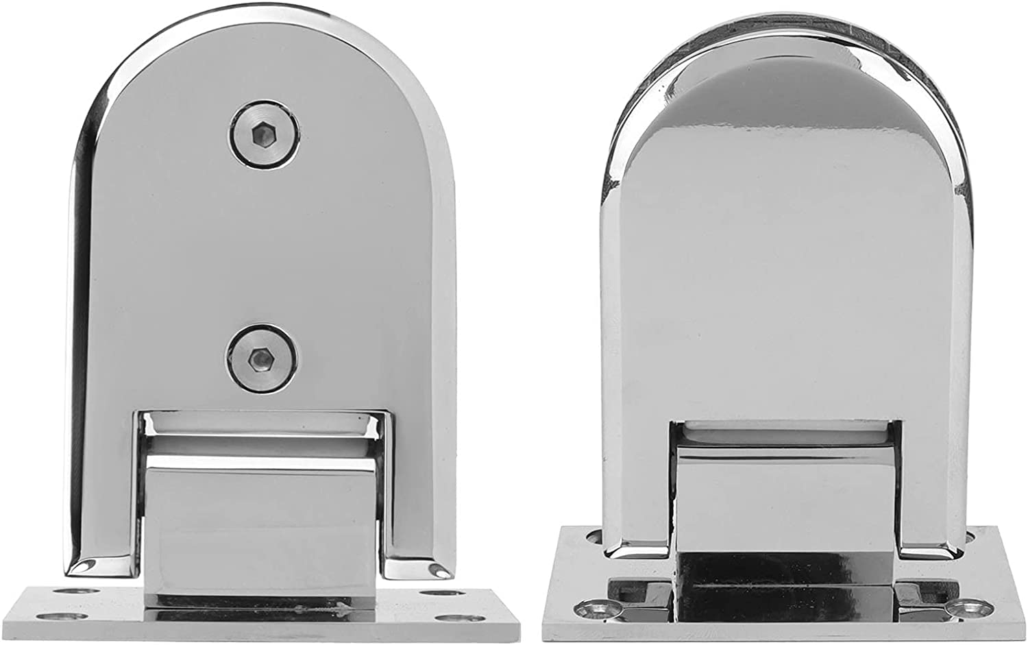 Kwibybgs Glass Door Hinge,90 Degree Bilaterals Door Hinge,Shower Door Hinges For 8-12Mms Door