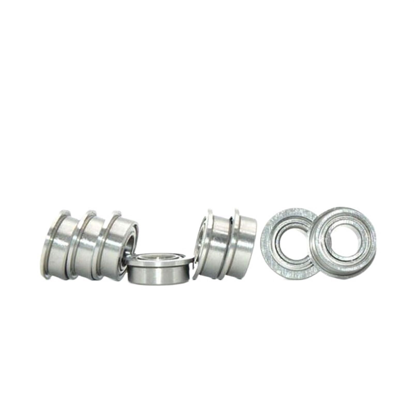 Bearing, MF106ZZ Flange Bearing 6x10x3 mm 20/50/100PCS ABEC-3 Miniature Flanged MF106 Z ZZ Ball Bearings Wear Resistance(100PCS)