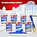 Clean-eez Grout Sealer & Stand-Up Brush Combo: Ultimate Floor Tile & Shower Sealant, Heavy Duty Protection for Kitchen & Bathroom, Safeguard Marble, Ceramic & Granite Surface -32 oz Sealer & Brush Set