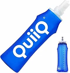 Garrafa Água Dobrável Silicone Squeeze Quiiq Corrida Treinos