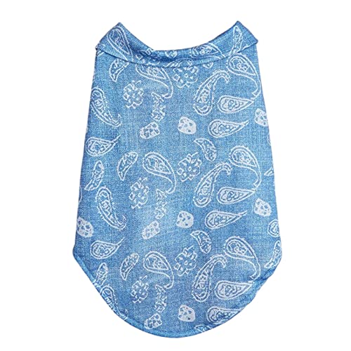Hunde-Schlafanzug, weich, klein, warm, Größe L, Blau Cover