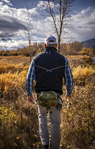 Huk Men's Standard Icon X Soft Shell Windproof & Water Resistant Vest, Black, Large #TOP6