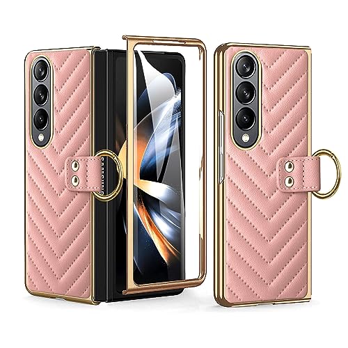 Coque rigide Samsung Galaxy Z Fold 5 2023 ultra mince antichoc avec anneau