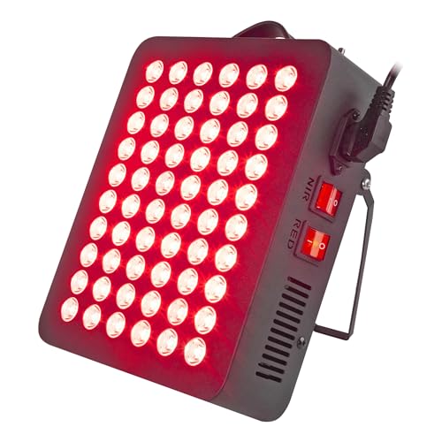 Nebula 300W Red & Near Infrared Light Therapy Device - Adjustable Desktop Arm, 60 High-Intensity 660/850nm LEDs, RED & NIR Mode Selector, Portable Lamp for Wellness