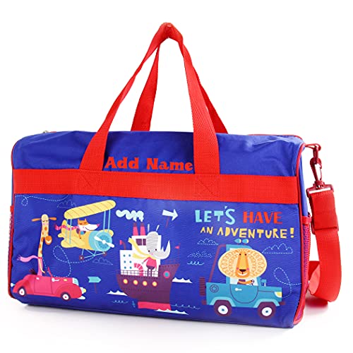 Personalized Kids 18 Inch Duffel Bag for Sports, Travel and Sleepover - Adventure